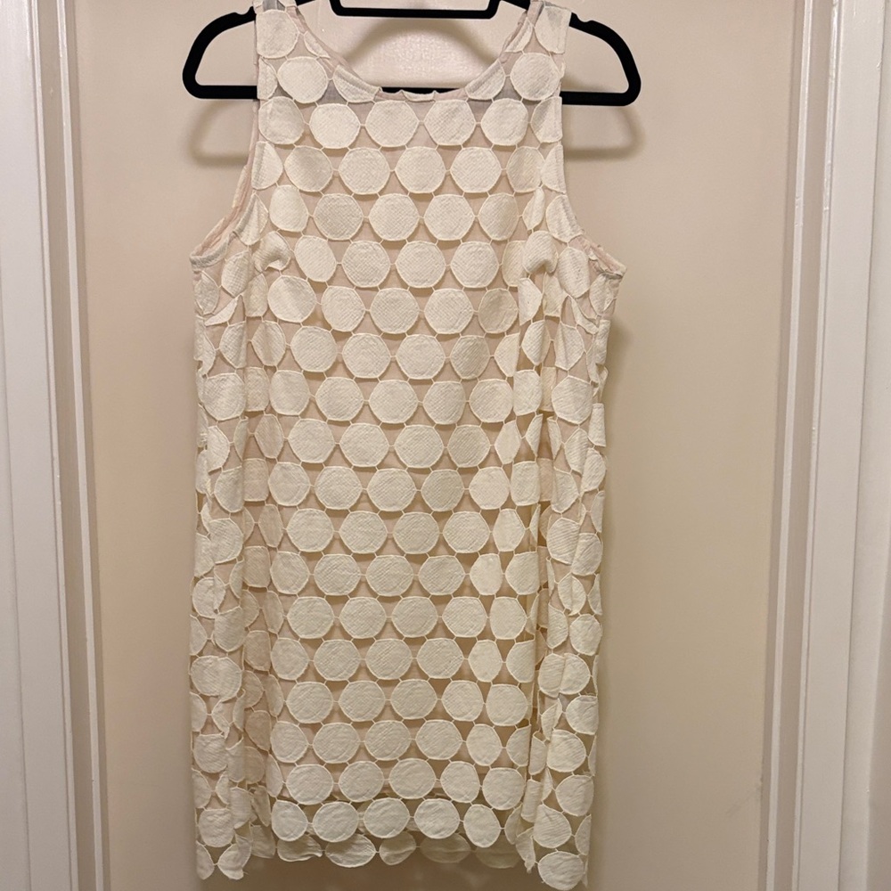 Umgee Cream Textured Mini Dress